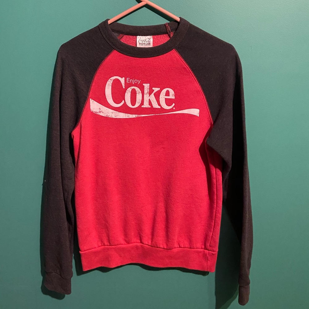 Coca Cola pullover sweatshirt - small